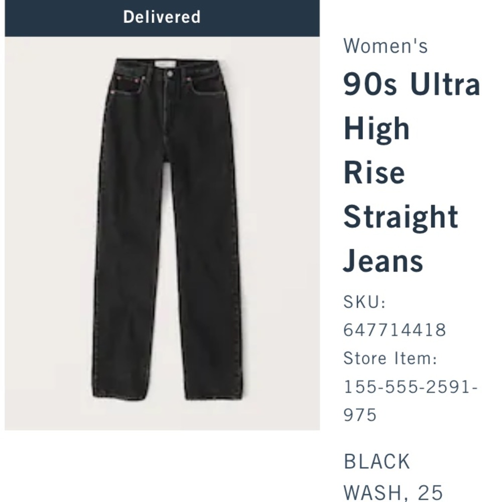 90s Ultra High Rise Jeans size 25